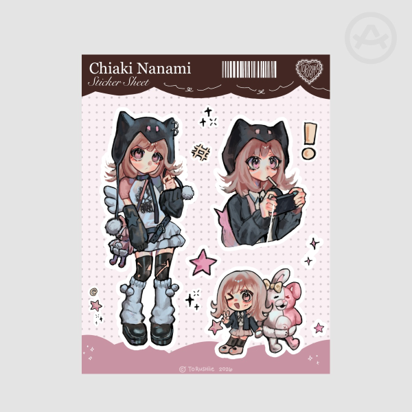 Chiaki Nanami Sticker Sheet