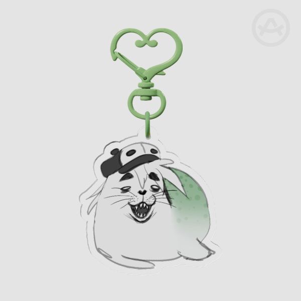 Venni Seal Clear Keychain