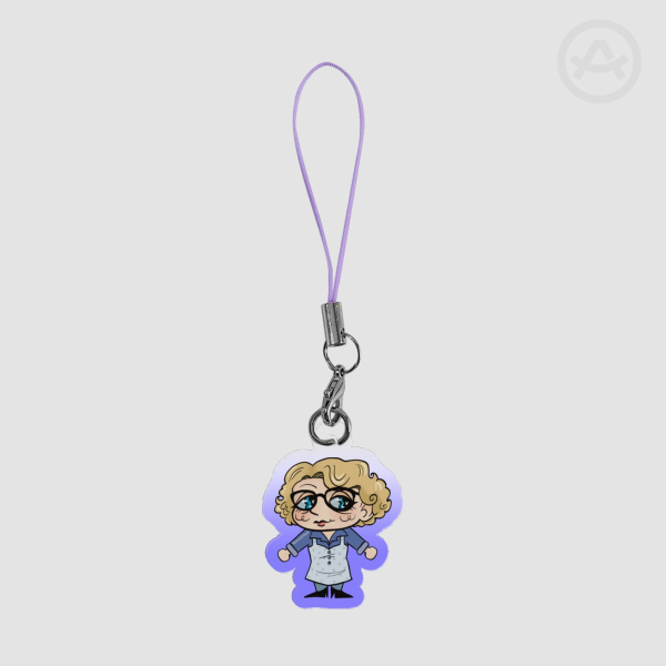 Josephine Some Like It Hot Clear Acrylic Phone Charm
