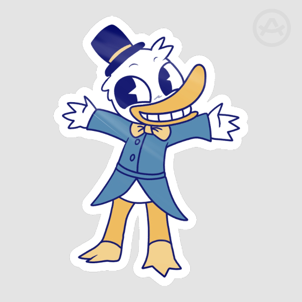 Cute Dr. Futterman Sticker