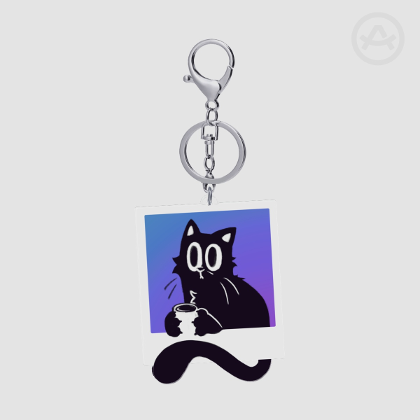 Coffee cat | Acrylic Keychain