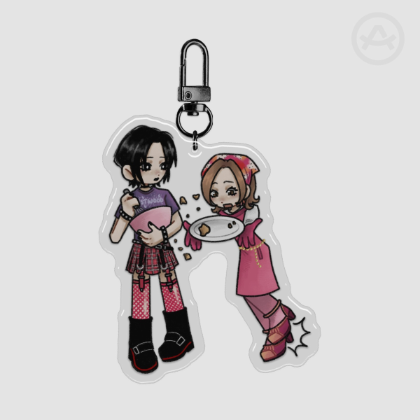 [NANA] NanaHachi Nana & Hachi Epoxy Clear Acrylic Keychain