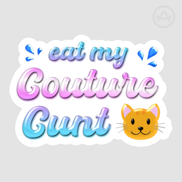 Couture - sticker (trans)