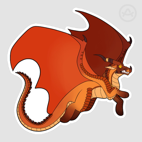 Queen Scarlet Die Cut Sticker