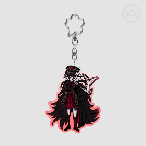 Military Lolita Mary - Colored Edge Acrylic Keychain