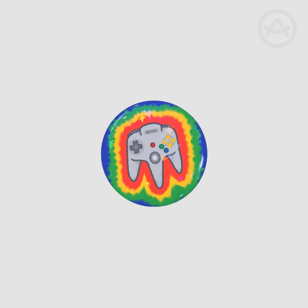 Nintendo 64 Controller Round Badge