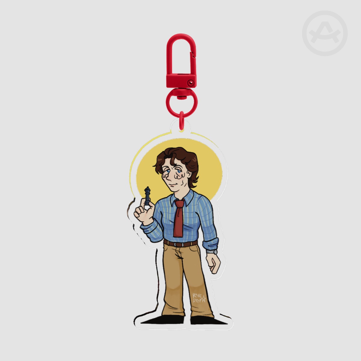 Marvin Falsettos Clear Acrylic Keychain
