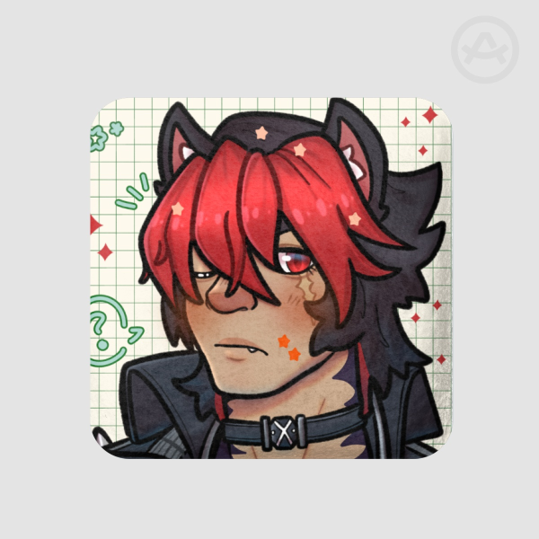 Komano Manato - Square Plush Badge