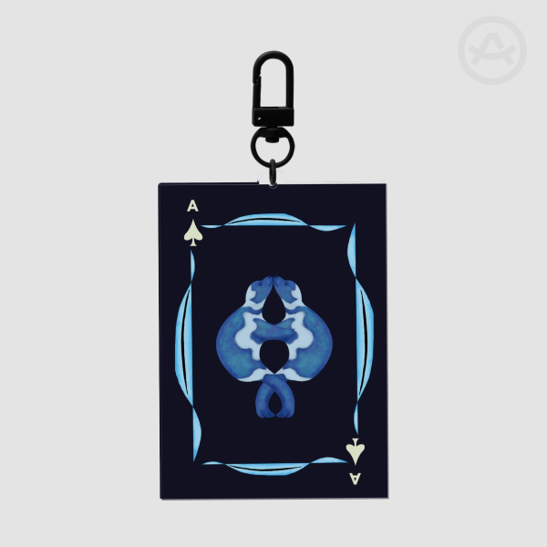 Ace of Spades Seal Acrylic Keychain