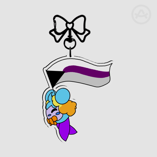 Seam Dee Demisexual Acrylic Keychain