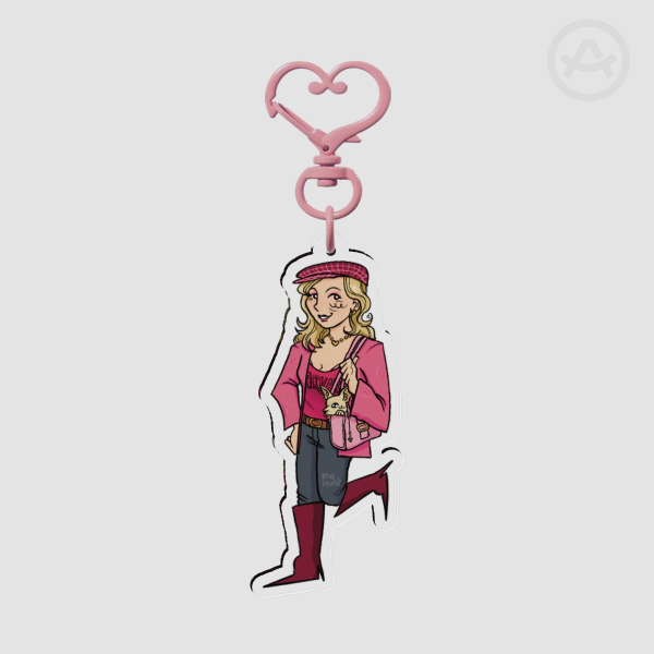 Elle Woods Legally Blonde The Musical Clear Acrylic Keychain