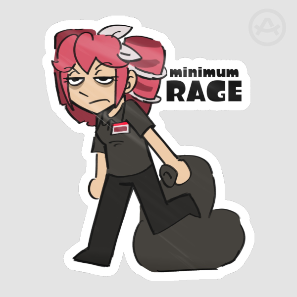 Minimum Wage Teto Sticker