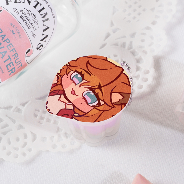 [OC] Miyu Squishy Pudding Jelly Keychain