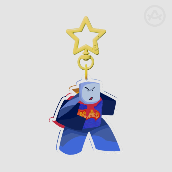 KID CRUSADER Clear Acrylic Keychain // PWNed BY 14:00 (From: Kid Crusader)