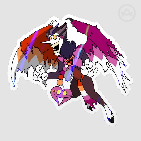 Spamton NEO - Pride (WLW\Lesbian) Diecut Sticker