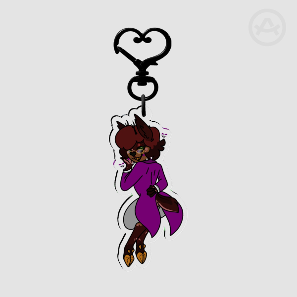 Alastor Pride Acrylic Keychain