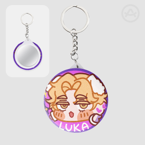 [ALIEN STAGE SERIES] Luka Plush Badge Mirror Keychain