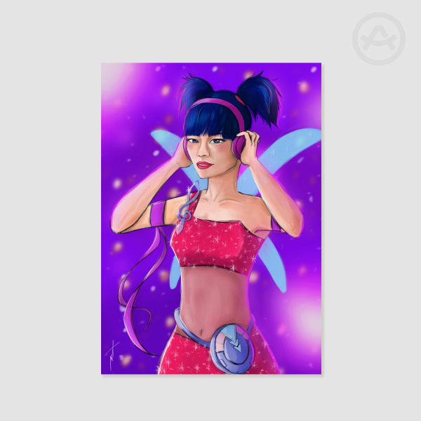 Winx Club Charmix Musa Art Print Poster A5