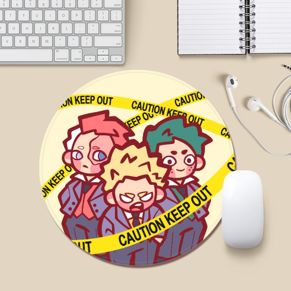Mouse Pad - Todoroki Shoto, Bakugo Katsuki Dynamight, and Izuku Midoriya Deku - My Hero Academia Anime BNHA MHA Boku No Hero Academia