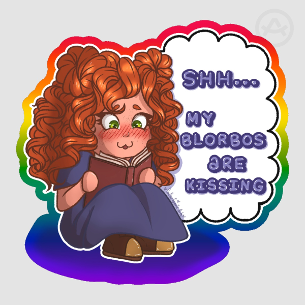 {Original} Kissing Blorbos (Gay) - Sticker