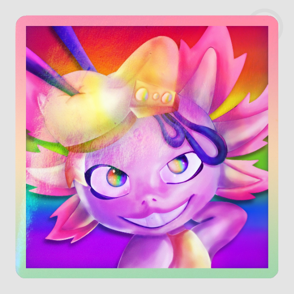 Sunday Rainbow Sticker