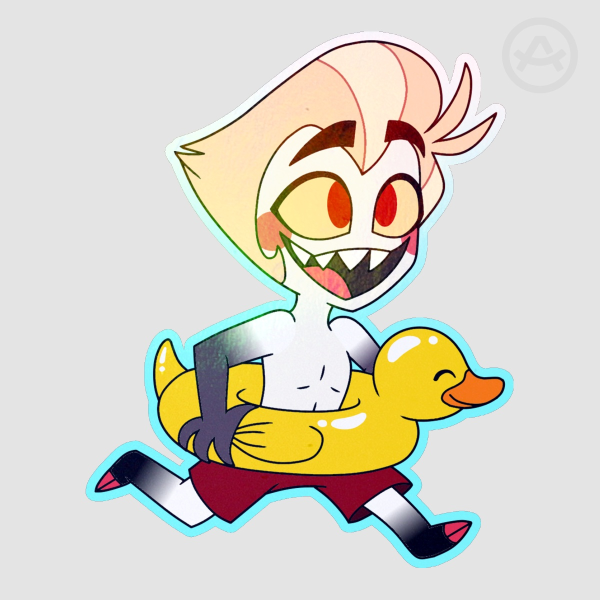 Summer Lucifer with duck floaty