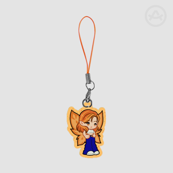 Y2K Fire Faerie Phone Charm