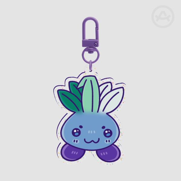 Oddish Gay Pride Keychain