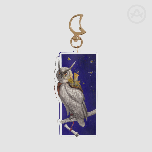 Midnight Messenger Acrylic Keychain