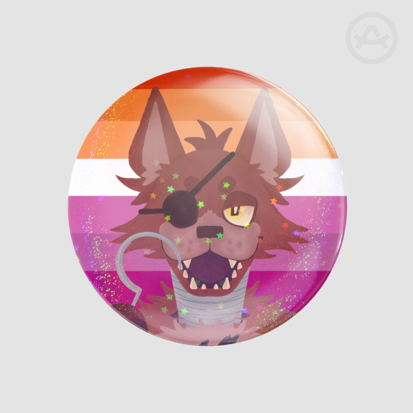 Foxy WLW Pride Badge
