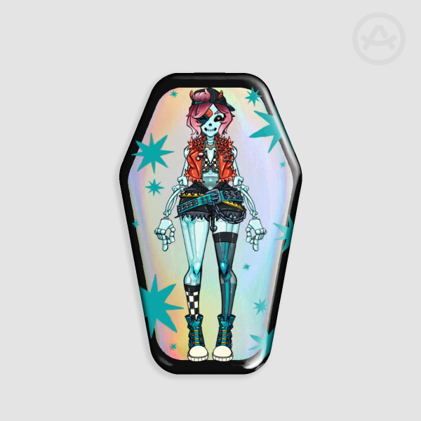 Red Vest Coffin Badge