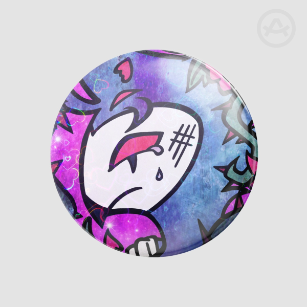 Hurt Stolas Round Badge