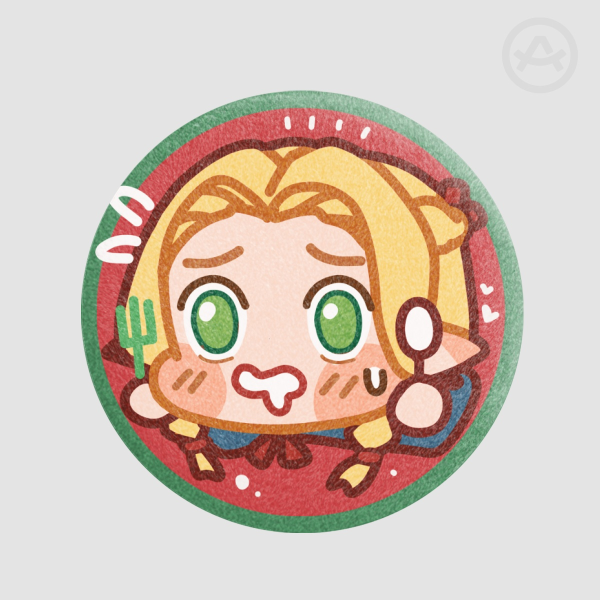 [DUNGEON MESHI] Marcille Plush Badge