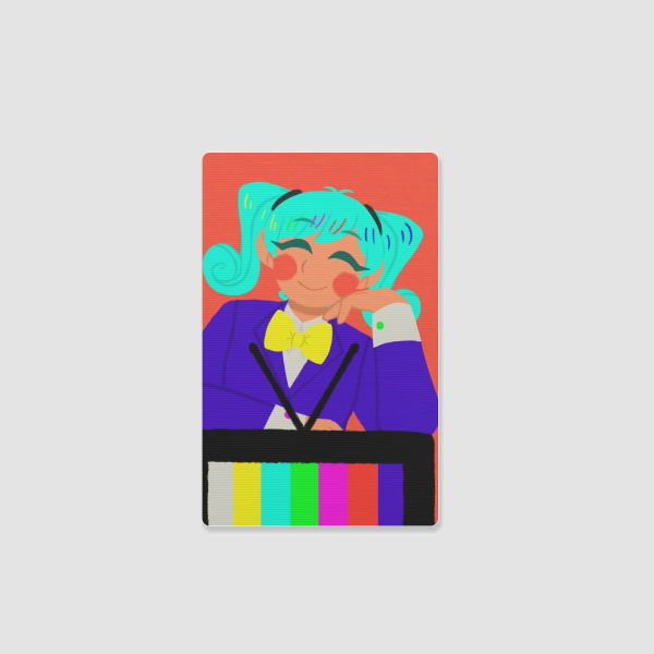 static miku lenticular card