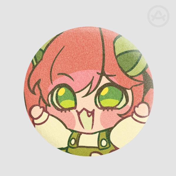 [OC] Misaki Plush Badge