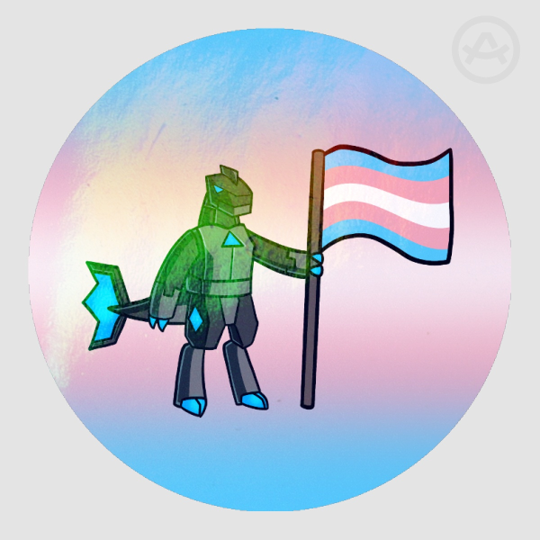 Frank Trans Pride Sticker