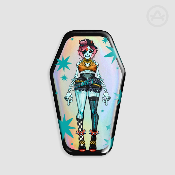 Yellow Sweater Coffin Badge