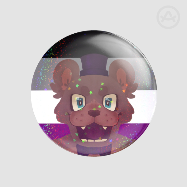 Freddy Asexual Pride Badge