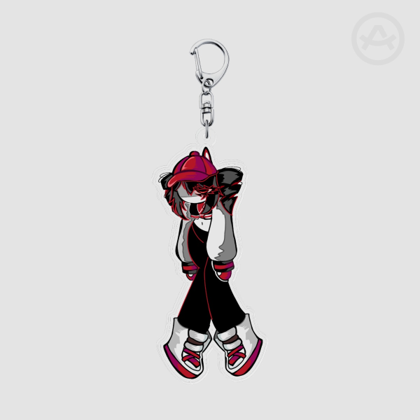 Kasane Teto From Yararara // Clear Acrylic Keychains