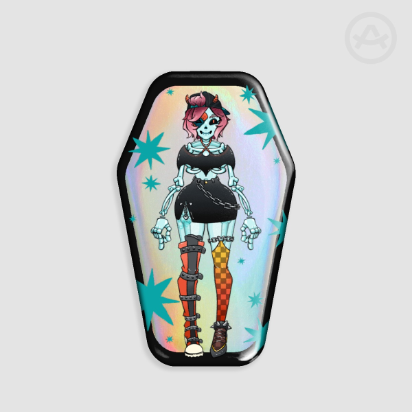 Batwing Coffin Badges