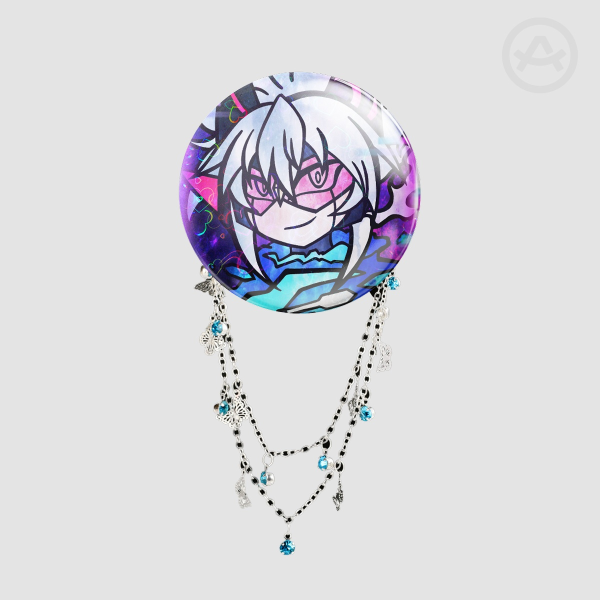 CyYu Round Badge With Chains