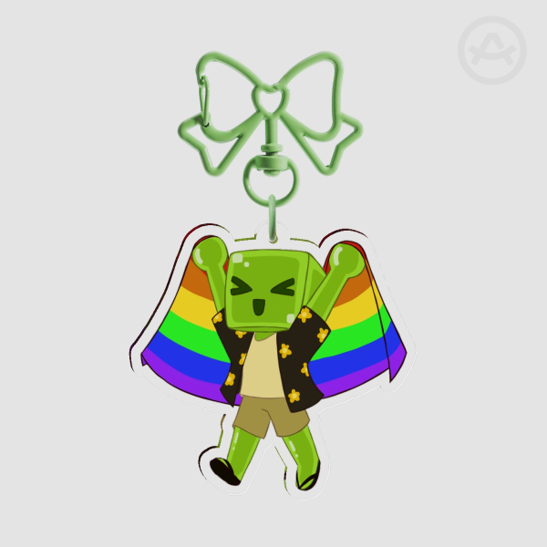 Avery LGBT Flag Acrylic Keychain