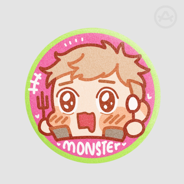 [DUNGEON MESHI] Laios Plush Badge