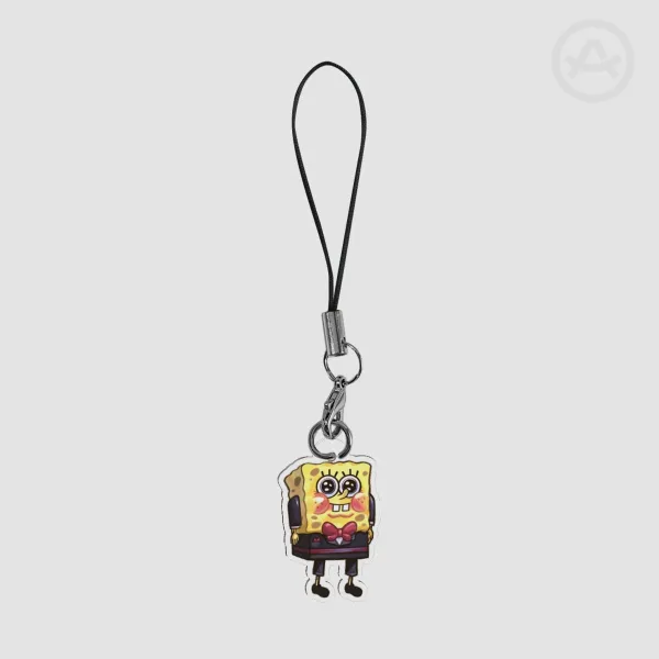 spongebob phone charm