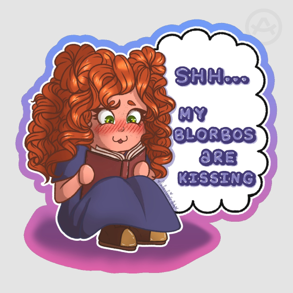 {Original} Kissing Blorbos (Bi) - Sticker