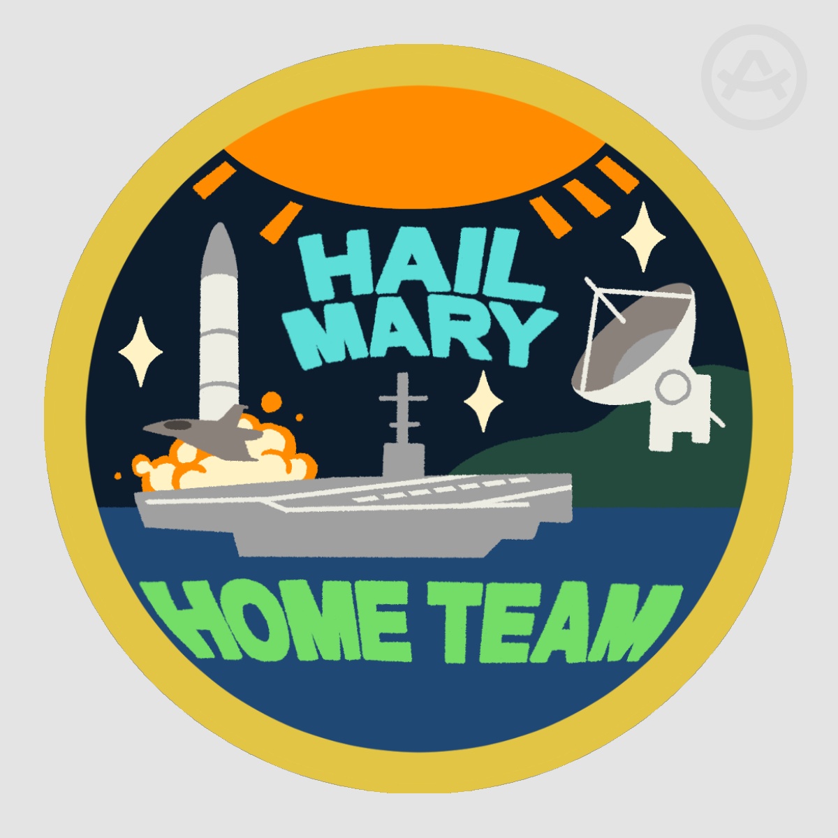 Hail Mary Home Team Sticker