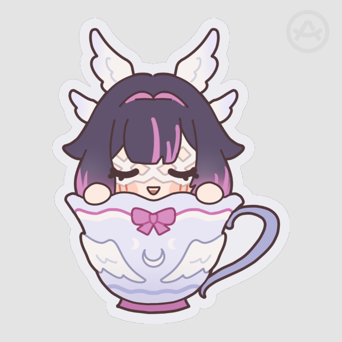 Genshin Teacup Columbina Sticker