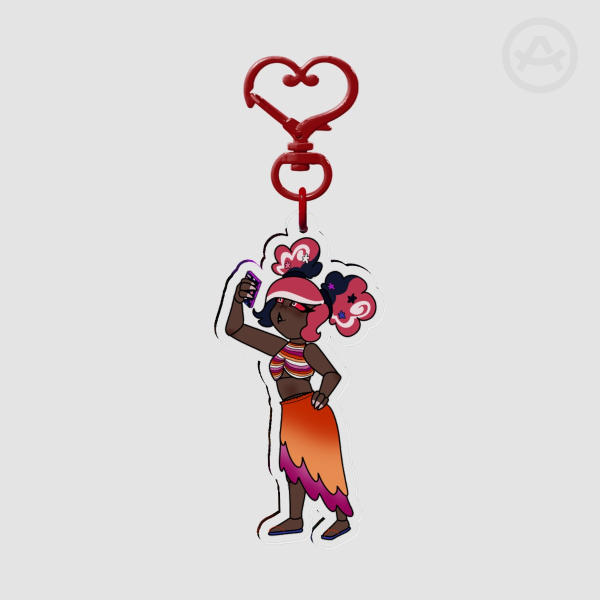 Velvette Pride Acrylic Keychain