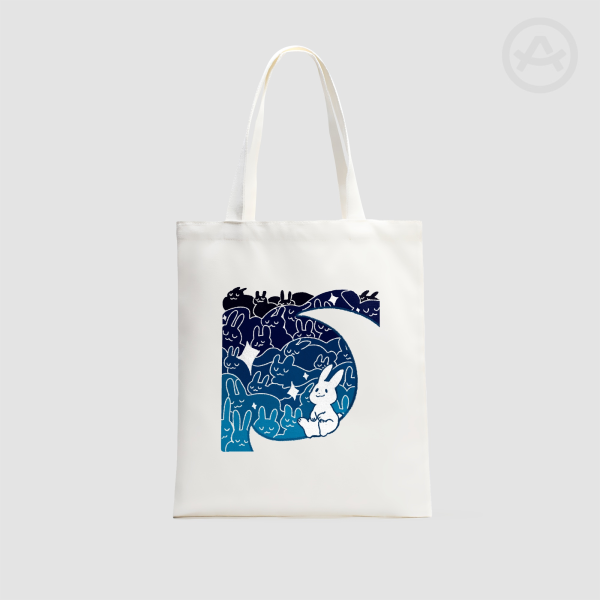 Moon Rabbit Tote Bag