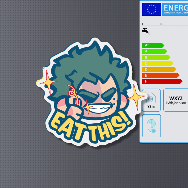 Fridge Magnet - Funny Izuku Midoriya Deku - My Hero Academia Anime BNHA MHA Boku No Hero Academia